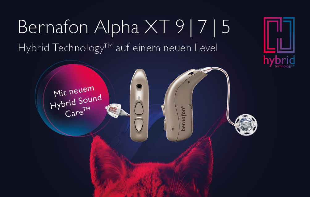 Bernafon Alpha XT jetzt mit der erweiterten Hybrid Technology™