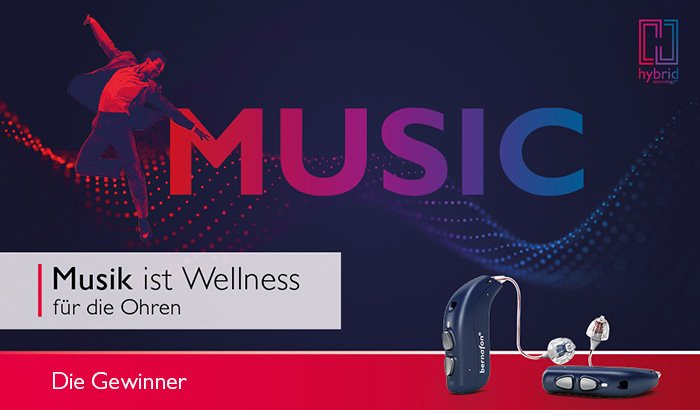 Bernafon Musik-Gewinnspiel Gewinner