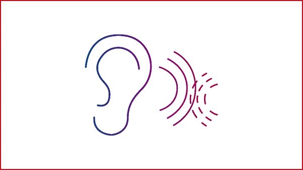 Illustration showing ear blocking sound feedback thanks to Bernafon Hybrid Feedback Canceller™