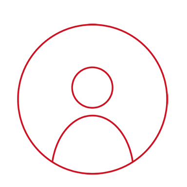 La ilustración de la persona en círculo muestra la capacidad de iniciar la cita