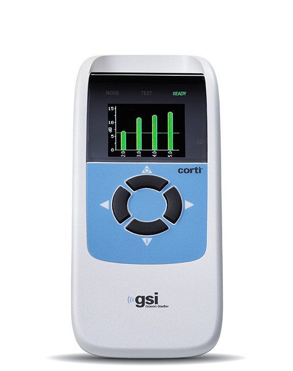 Grason-Stadler bietet viele medizinische Testgeräte, wie das abgebildete OAE Gerät.