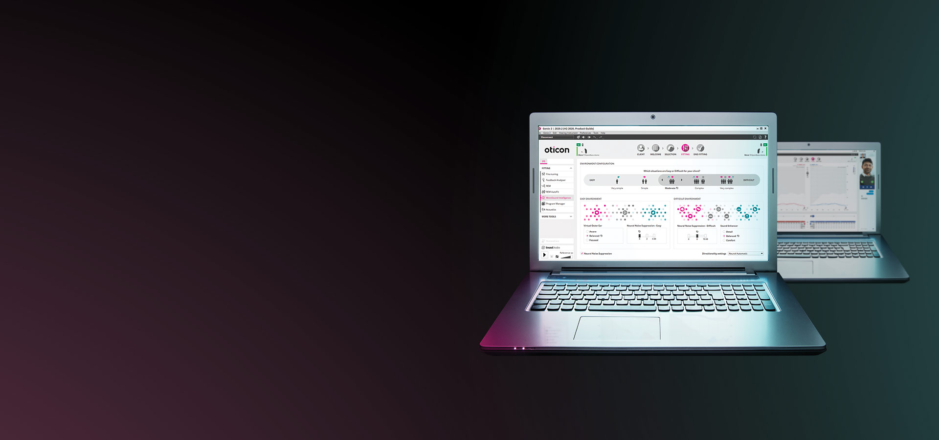 Oprogramowanie Oticon Genie 2 łatwe dopasowanie aparatów słuchowych