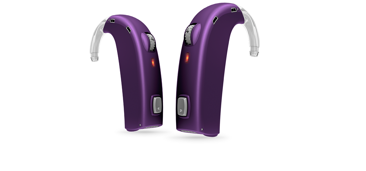 appareil auditif pour enfant Oticon Sensei Super Power cool purple