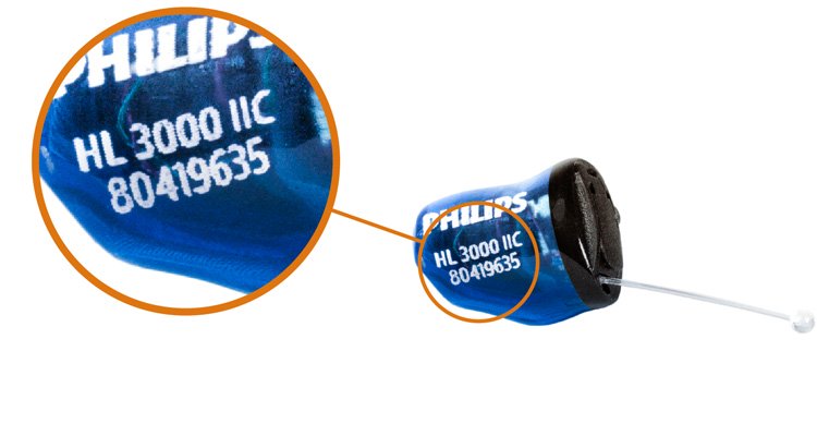 How to see which hearing aid type you are using – in-the-ear hearing aids. IIC.