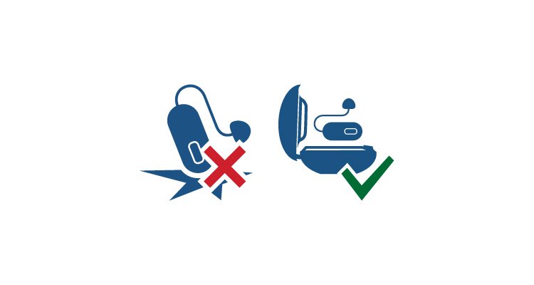 Astuces simples pour optimiser la durée de vie de vos appareils auditifs. Eviter les coups et les chutes. Support SAV Philips.