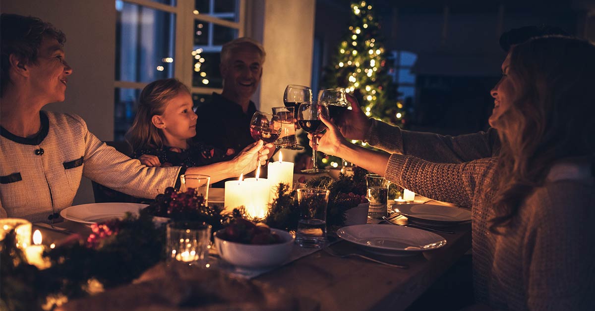 Festa di Natale in famiglia