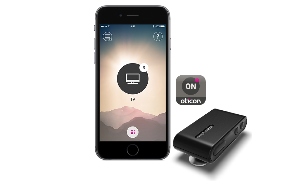 Wireless connectivity - with the Oticon ConnectVlip microphone. you can connect your Ponto 4 to a wide range of devices