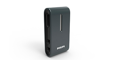 Philips AudioClip - faça chamadas telefónicas em mãos-livres via telefones AndroidTM. Acessório para aparelhos auditivos Philips Hearlink.