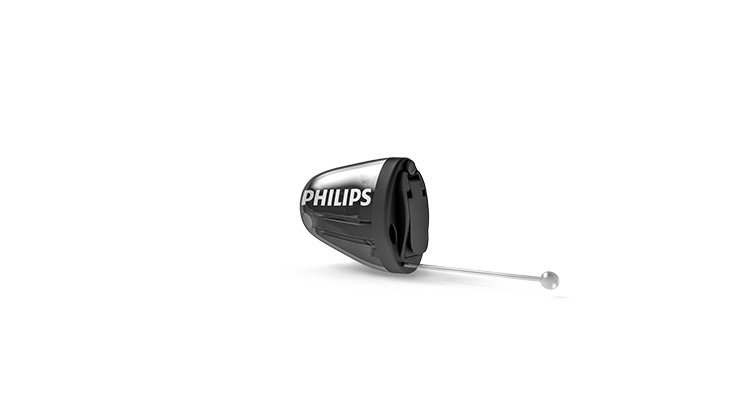 Philips HearLink invisible-in-canal (IIC) in-the-ear hearing aid